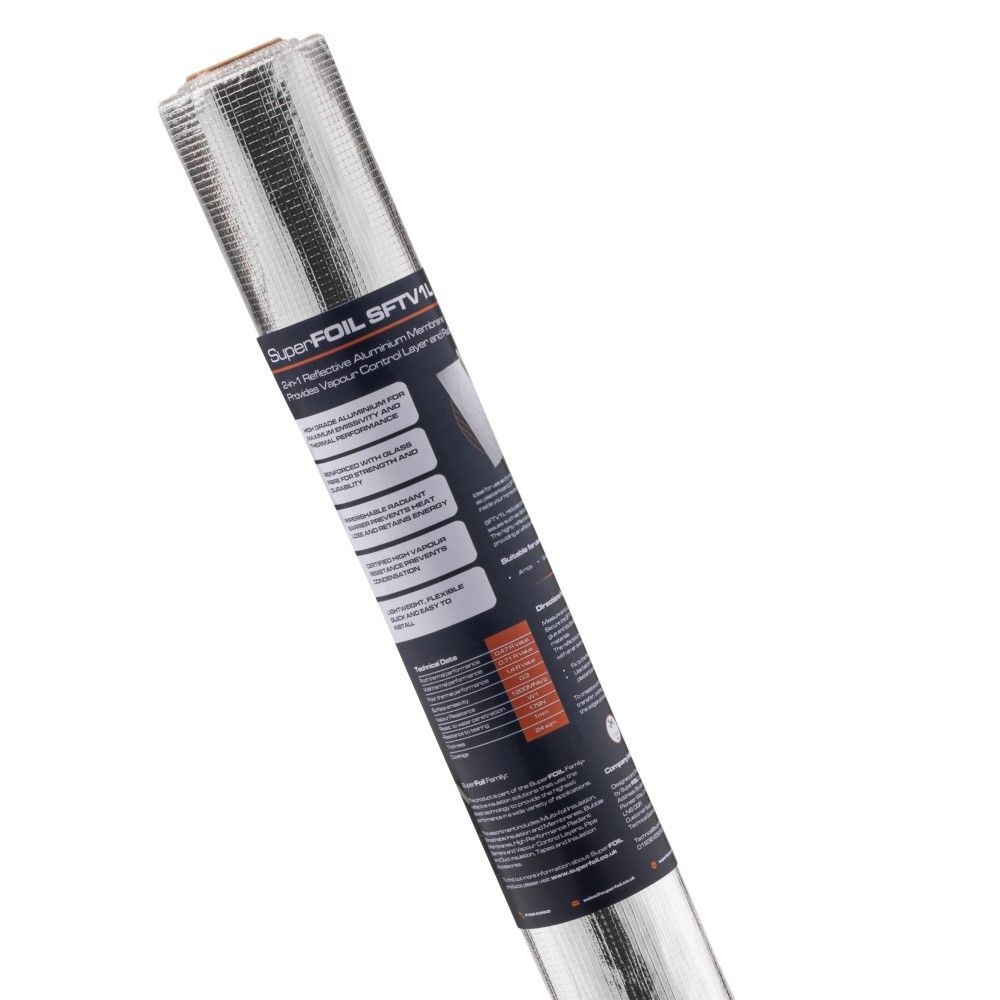 Image of SuperFOIL SFTV Thermal Vapour Barrier 1.5m x 50m Roll - 75m2