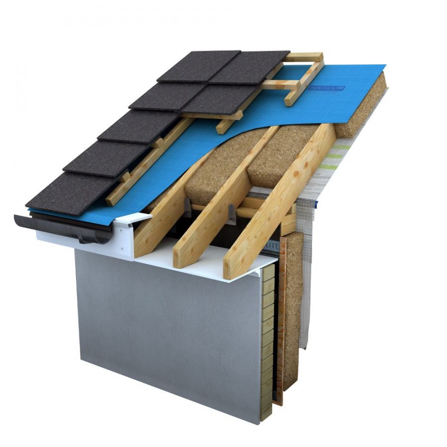 Product image for Pro Clima Solitex Plus Sarking & Roof Lining Membrane - 1.5m x 50m