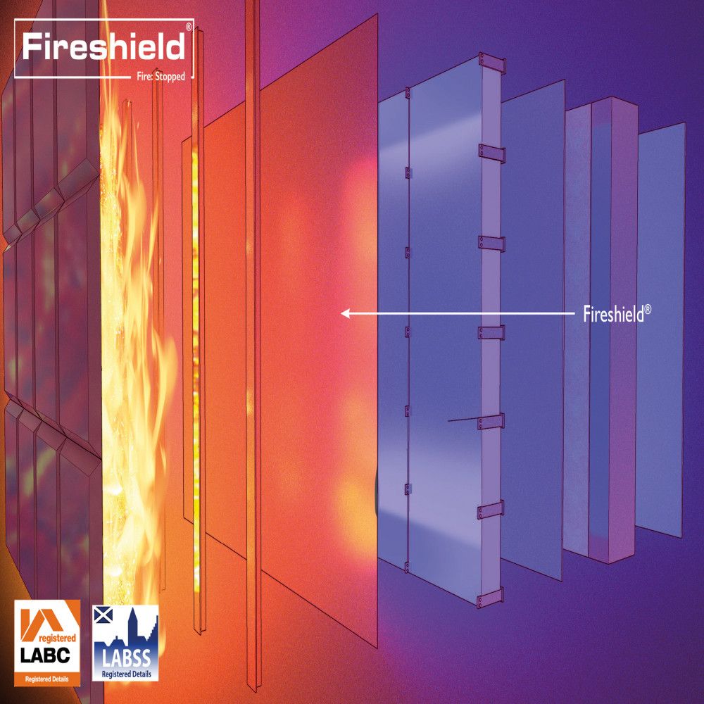 Product image for A Proctor Group Fireshield Permeable Walling Underlay - 20m x 1.1m Roll