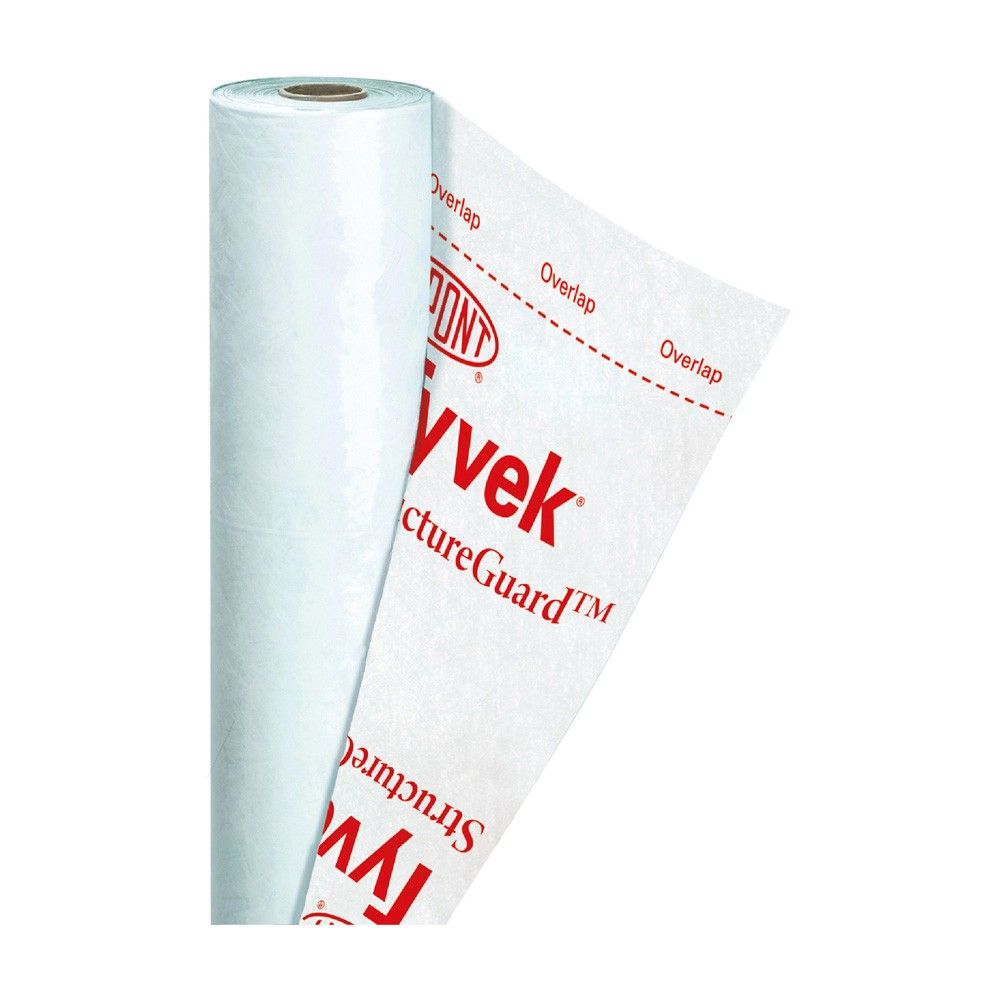 Image of Tyvek StructureGuard Rainscreen Cladding Breather Membrane 1.4m x 100m