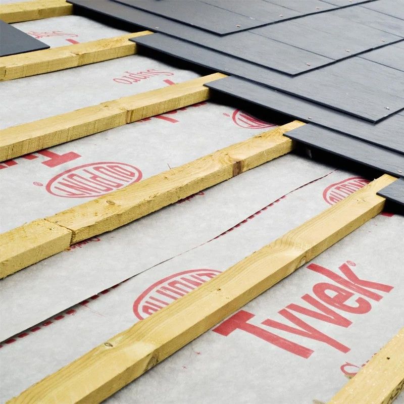 Image of Tyvek Supro Plus Breather Membrane Felt Underlay - 50m x 1m Roll