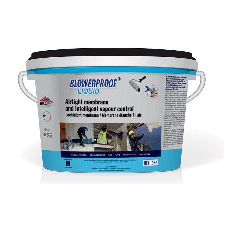 Product image for Blowerproof Liquid Roller/Spray Blue/Black 10kg