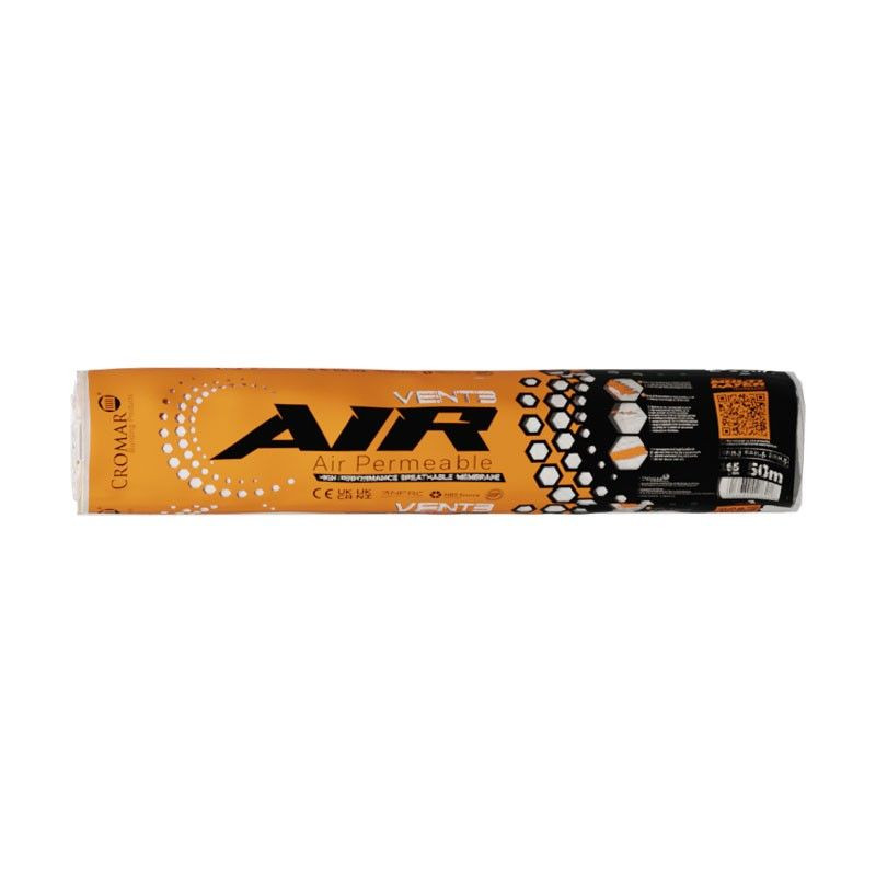 Product image for Cromar VENT3® Air Permable Breathable Membrane - 1m x 50m