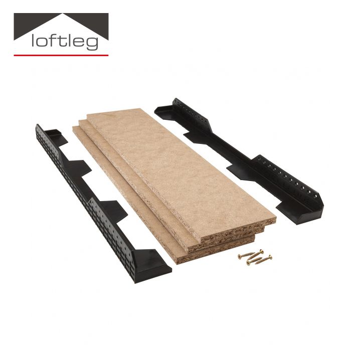 Product image for Loftleg Loft Ledge Truss Shelving Kit 530mm x 530mm