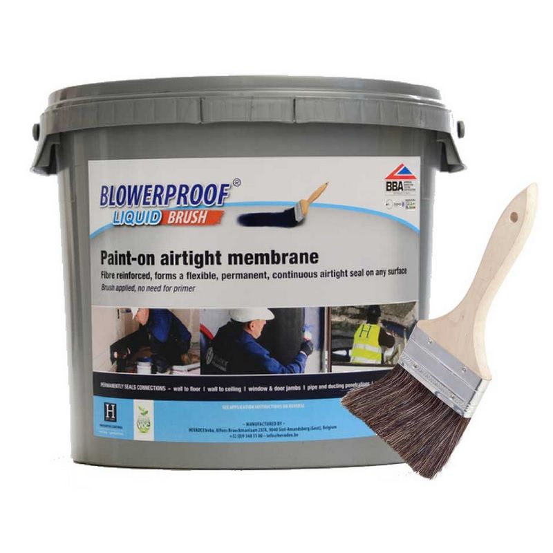Product image for Blowerproof Liquid Brush Membrane in White - 5kg