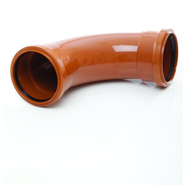 Product image for Polypipe UG483 110mm 87.5deg Dble Socket Rest Bend