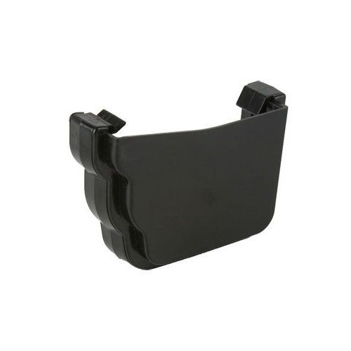 Product image for Brett Martin Plastic Guttering Ogee Prostyle External Stop End RH 106mm - Black