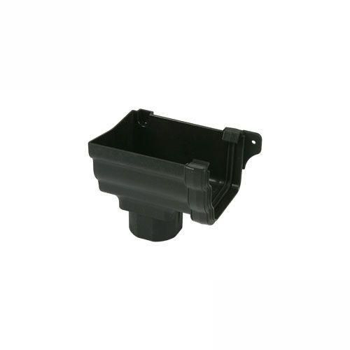 Product image for Cascade Cast Iron Style 106mm Prostyle Stopend Outlet L/H - Black
