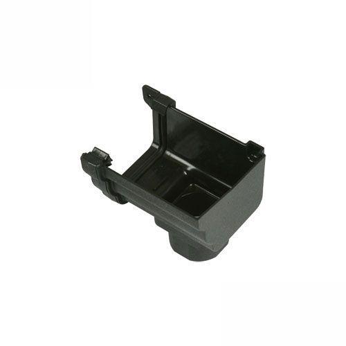 Product image for Cascade Cast Iron Style 106mm Prostyle Stopend Outlet R/H - Black
