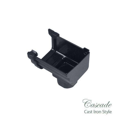Product image for Cascade Cast Iron Style 106mm Prostyle Stopend Outlet R/H - Grey