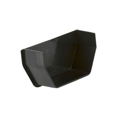 Product image for Brett Martin Plastic Guttering Square Style Internal Stopend 114mm - Black