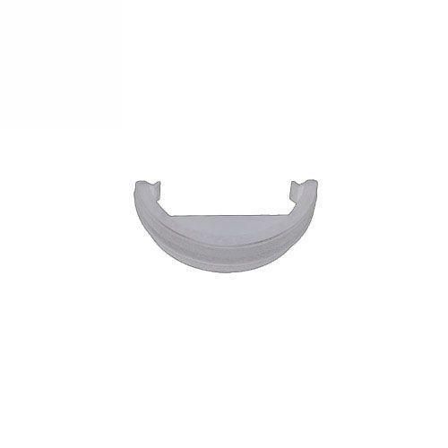 Product image for Cascade Cast Iron Style 112mm Roundstyle External Stopend - White