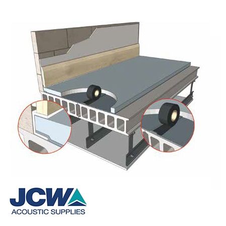 Product image for JCW Acoustic Screed Foam Pack for Concrete Floors - 58.8m2 Pack
