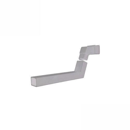Product image for Cascade Cast Iron Style White 100 x 75mm Adjustable Front Offset