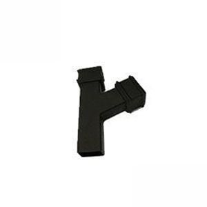 Product image for Cascade Cast Iron Style Black 100mm x 75mm 112.5 Deg Branch