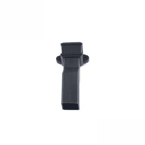 Product image for Cascade Cast Iron Style 50mm Plastic Plinth Offset With Lugs - Grey