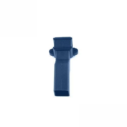 Product image for Cascade Cast Iron Style 50mm Plastic Plinth Offset With Lugs - Blue