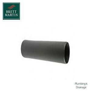 Product image for Cascade Cast Iron Style 110mm Plastic 500mm Long Offset Pipe (Black)