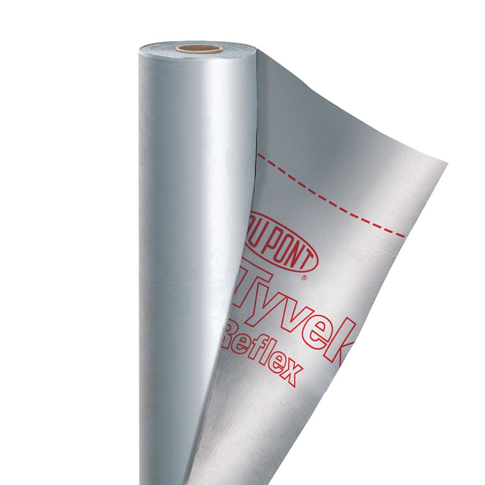 Image of Tyvek Reflex Heat Reflective Breather Membrane by DuPont - 100m x 2.7m