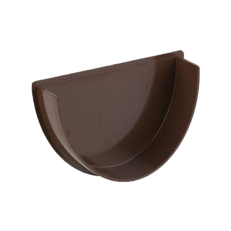 Image of Brett Martin Plastic Guttering Deepstyle High Capacity Internal Stopend 115mm Brown