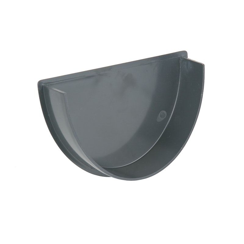 Product image for Brett Martin Plastic Guttering Deepstyle Internal Stopend 115mm - Anthracite Grey