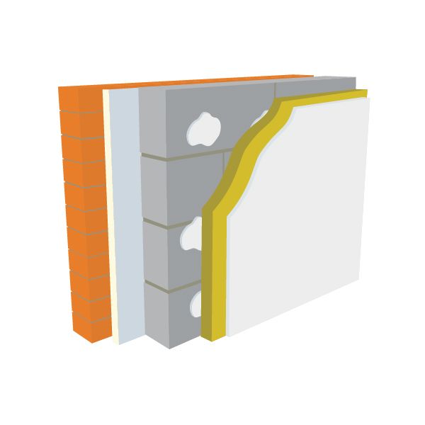 Product image for Warmline PIR Insulated Plasterboard - 2.4m x 1.2m x 38mm