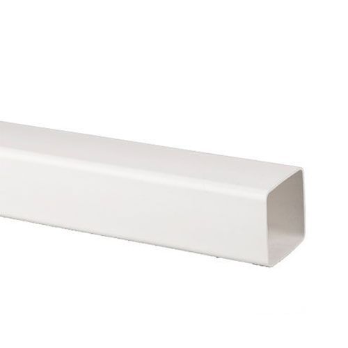 Image of Brett Martin Plastic Guttering Square Downpipe 2.5m Length 65mm - White