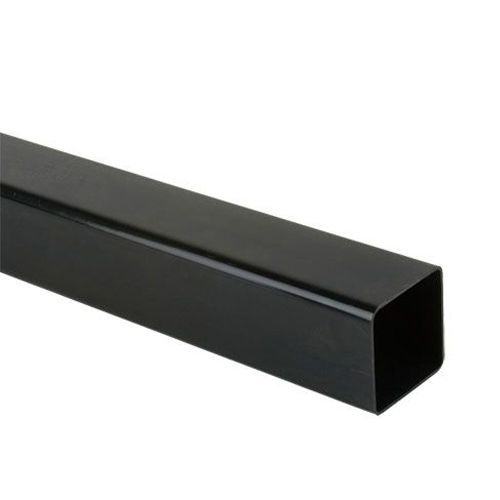 Image of Brett Martin Plastic Guttering Square Downpipe 2.5m Length 65mm - Black