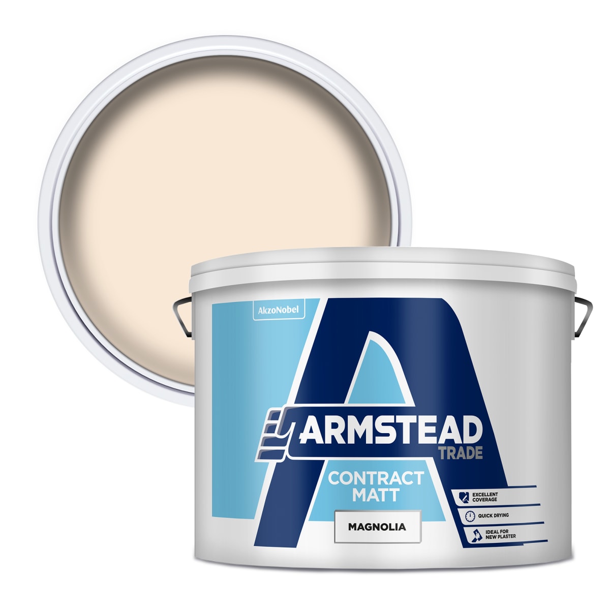 Product image for Armstead Contract Matt Magnolia 10L