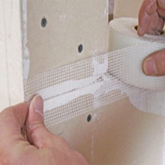 Product image for Drywall & Plasterboard Scrim Tape Self Adhesive - 5cm x 90m Roll