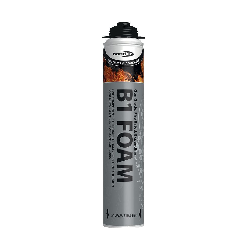 Product image for Bond-It B1 Fire Resistant Gun Grade Expanding PU Foam 750ml - Box of 12