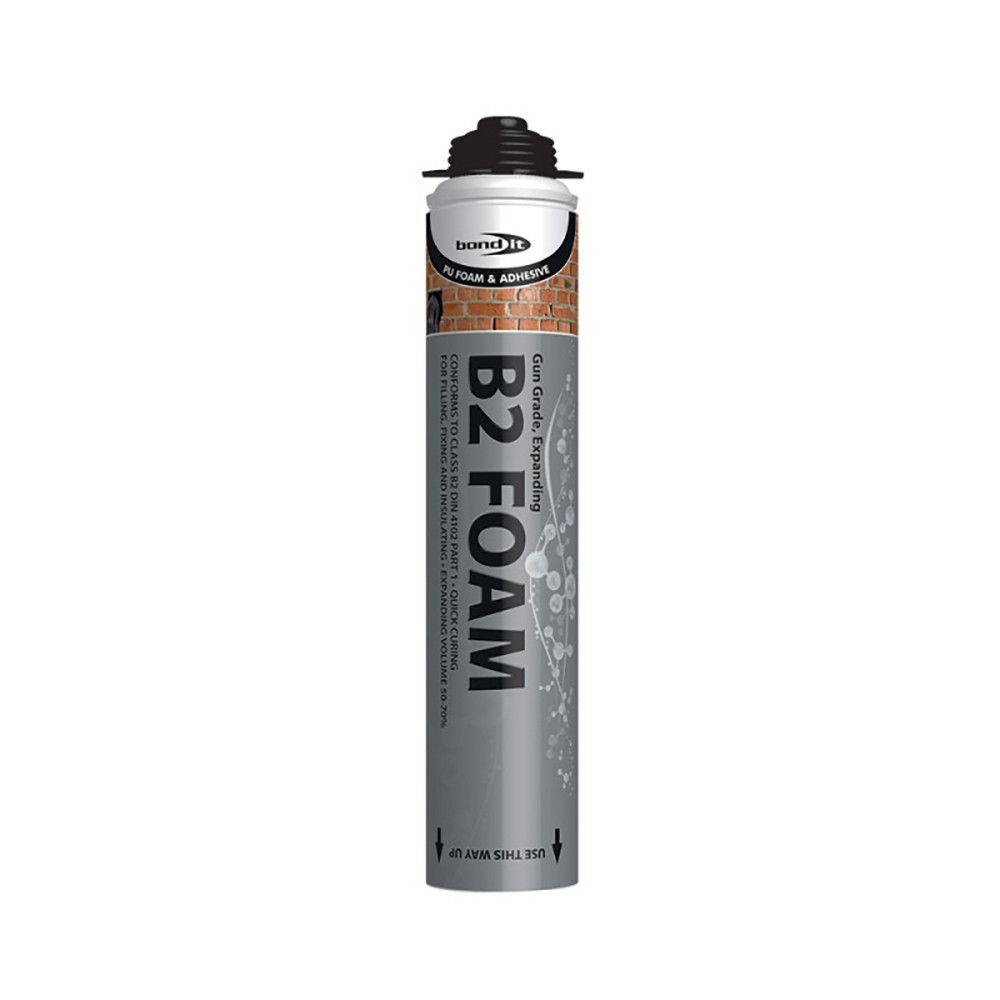 Product image for Bond-It B2 Fire Resistant Gun Grade Expanding PU Foam 750ml - Box of 12
