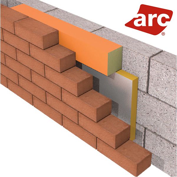 Image of ARC Cavity Stop Sock 75mm Cavity Fire Barrier 90 x 75 x 1200mm - Pack of 35
