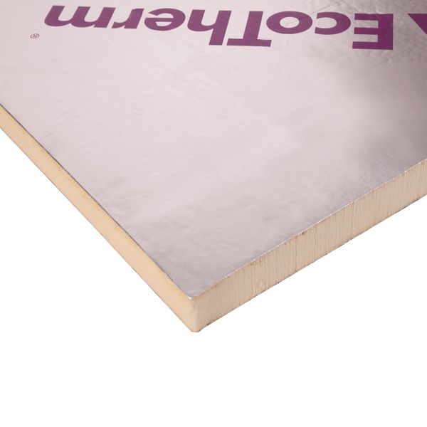 Product image for EcoTherm Eco-Versal PIR Insulation Board - 2.4m x 1.2m x 75mm