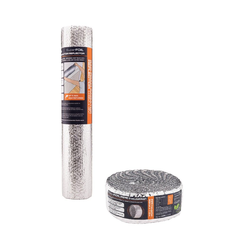 Product image for SuperFOIL Rad-Foam Radiator and Pipe Insulation Set