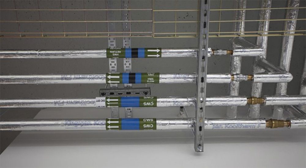 Product image for Kooltherm Phenolic Pipe Insulation Lagging - 27mm x 15mm x 1m