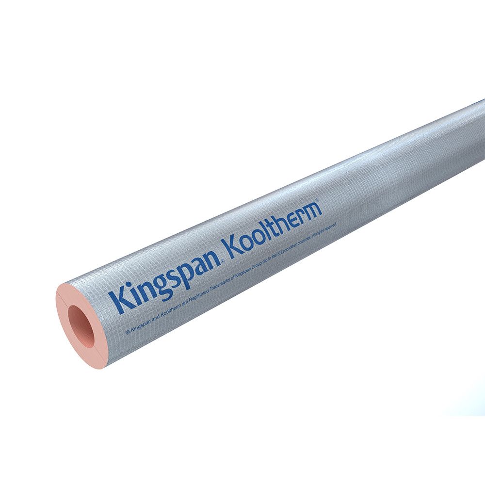 Product image for Kooltherm Phenolic Pipe Insulation Lagging - 42mm x 15mm x 1m