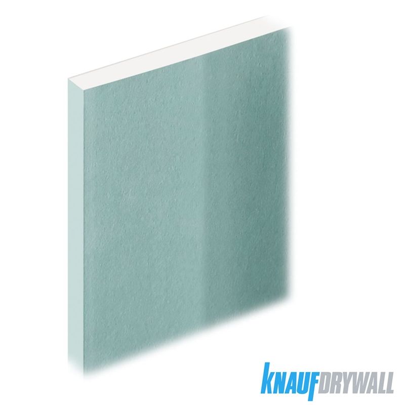 Product image for Knauf Moisture-Resistant Tapered Edge Plasterboard Panel - 2.4m x 1.2m x 12.5m