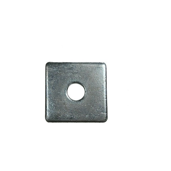Image of OJ Square Plate Round Hole Washers BZP - Small Bag - 50x50x3x16