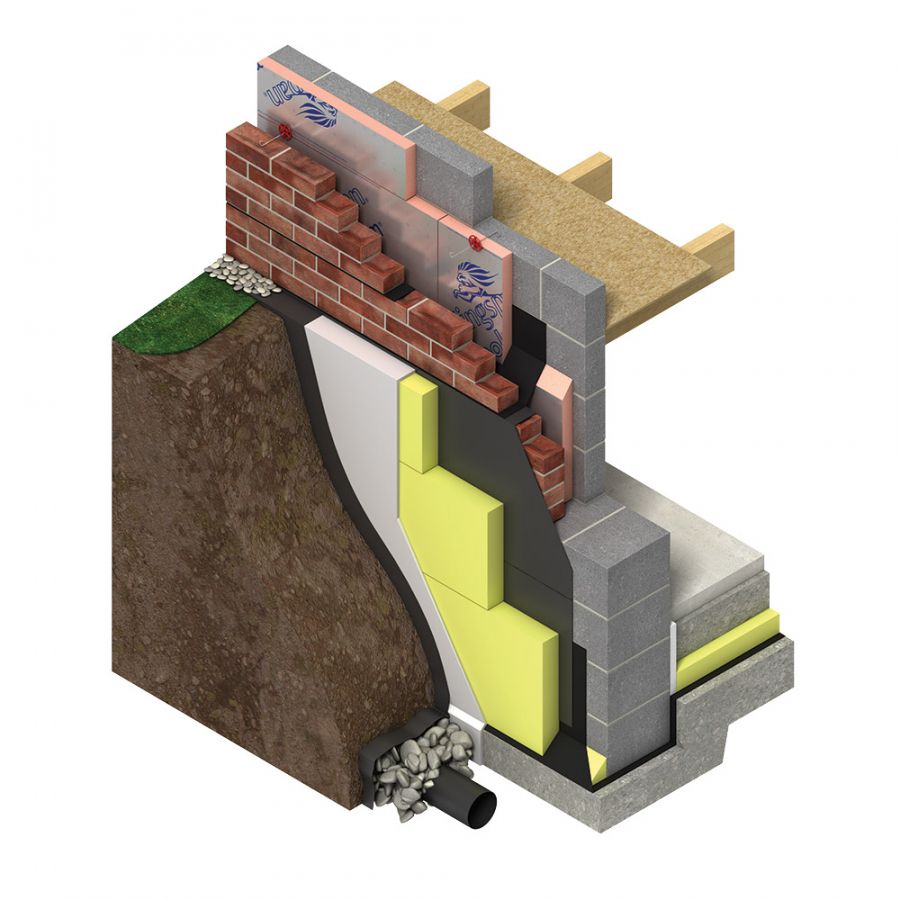 Product image for Kingspan Greenguard GG300 XPS Insulation Board - 1250mm x 600mm x 60mm -Pack of 7 Sheets