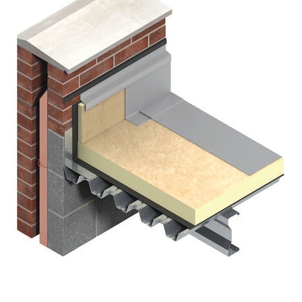Product image for Kingspan Thermaroof TR27 PIR Flat Roof Insulation Board 1200 X 1200 X 150mm - Pack of 2 Sheets