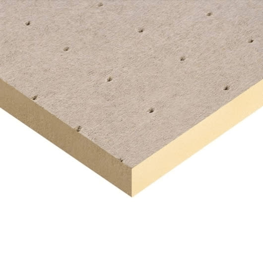 Product image for Kingspan Thermaroof TR27 PIR Flat Roof Insulation Board 1200 X 1200 X 150mm - Pack of 2 Sheets