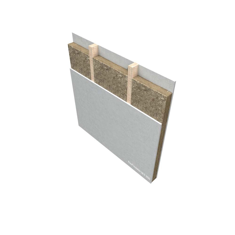 Product image for Knauf RockSilk Rock Mineral Wool Insulation Slab RS45 100mm - 3.60m2 Pack