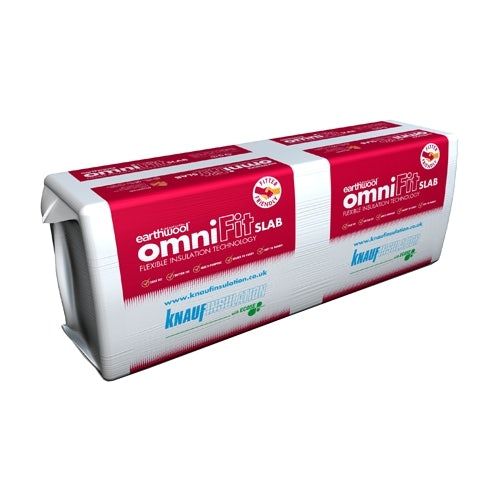 Product image for Knauf OmniFit Insulation Slab 35 Multi Application 50mm x 600mm - 207.36m2 Pallet