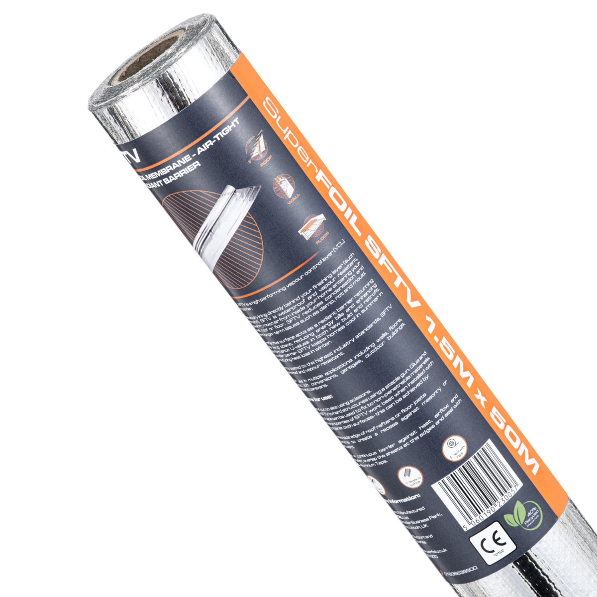 Image of SuperFOIL SFTV Thermal Vapour Barrier 1.5m x 25m Roll - 37.5m2