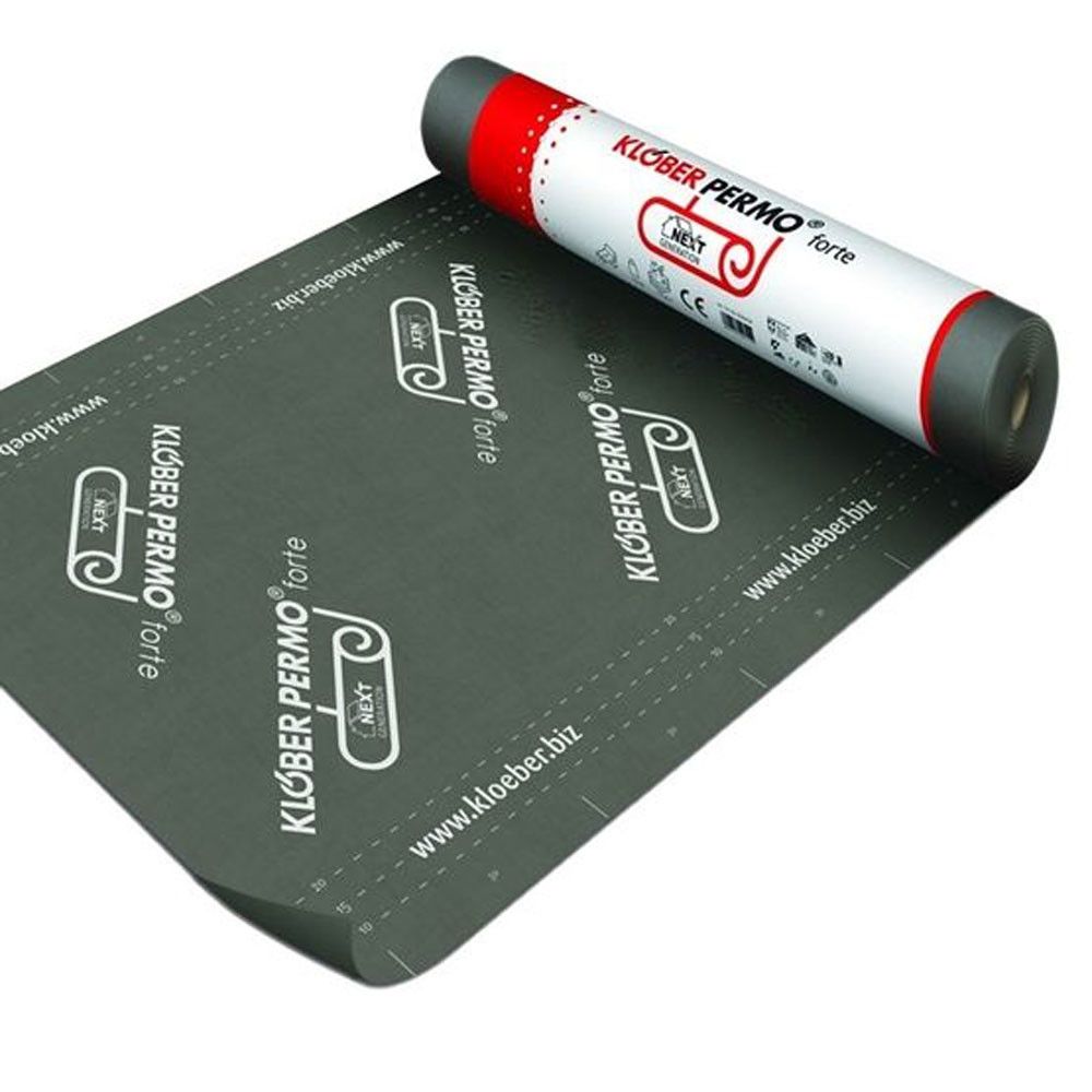 Product image for Klober Permo Forte Vapour Permeable Roofing Felt Underlay - 50m x 1.5m
