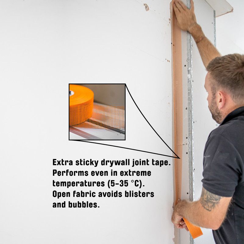 Product image for Gyproc FibaTape Extreme Xtrawide Drywall Joint Tape 75m x 100mm - Box of 6