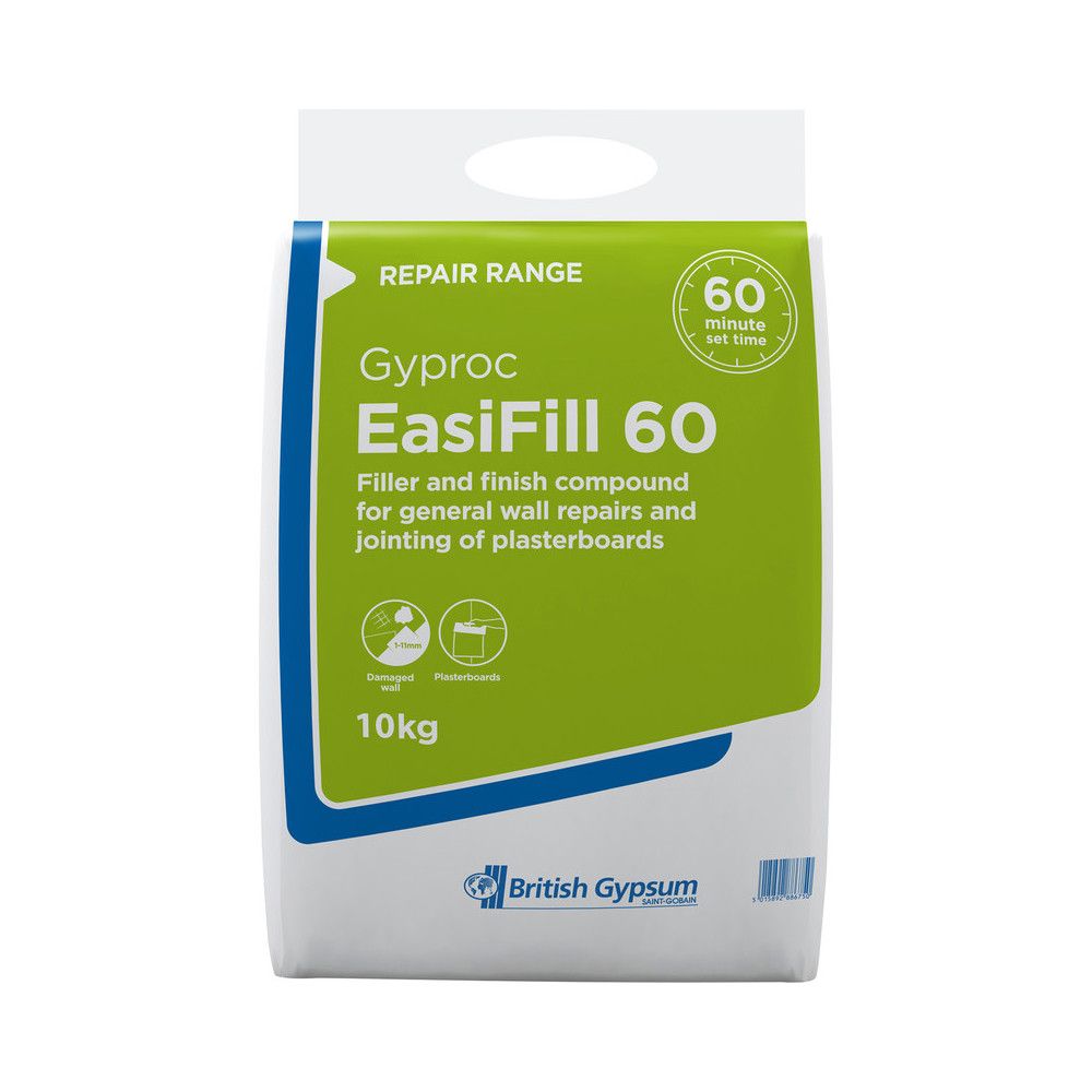Product image for Gyproc EasiFill 60 Powder Filler - 10kg