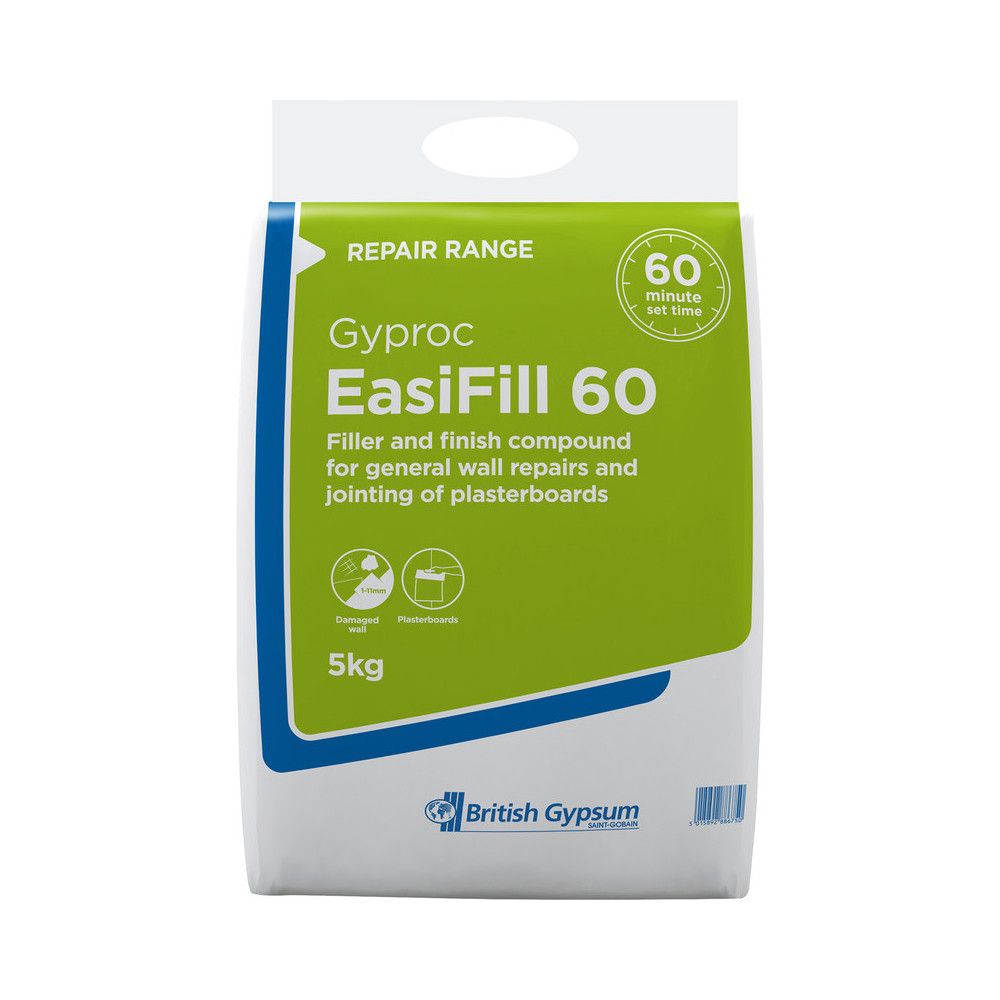 Product image for Gyproc EasiFill 60 Powder Filler - 5kg