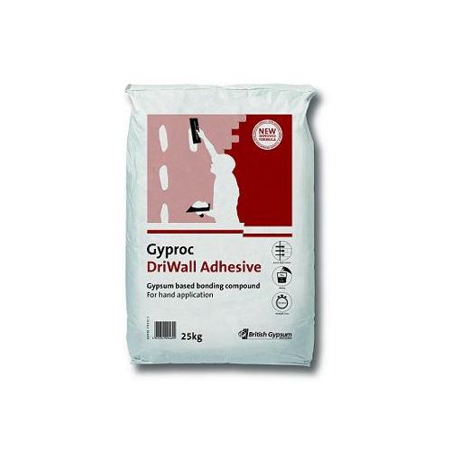 Product image for Gyproc DriWall Adhesive for Plasterboard - 25kg Bag